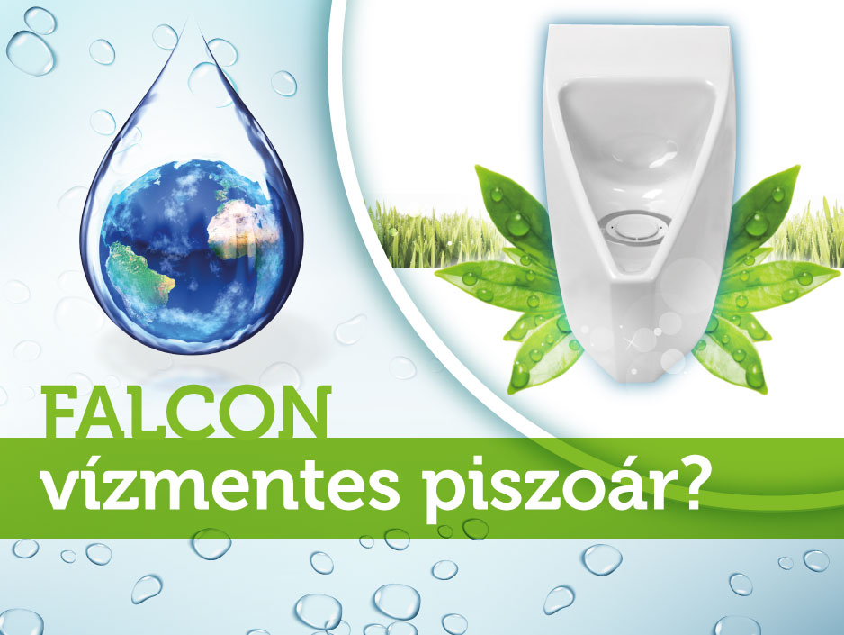 Miért jó megoldás, mitől üzembiztos a FALCON vízmentes piszoár?