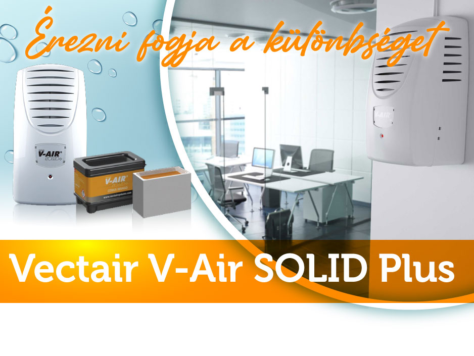 Vectair V-Air SOLID Plus illatosító készülék - érezni fogja a különbséget