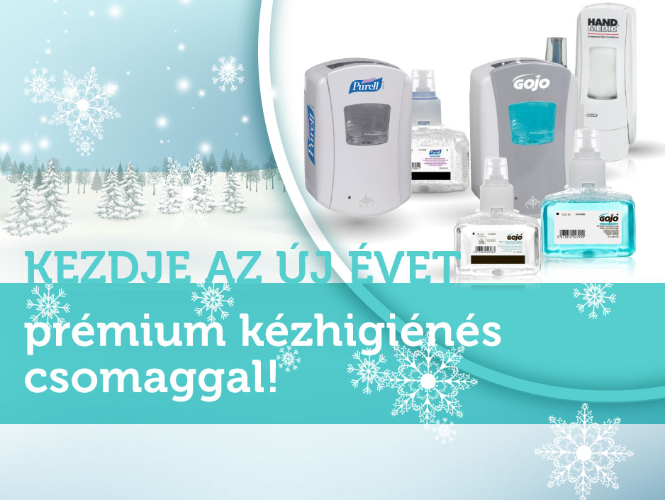 Kezdje az új évet prémium kézhigiénés csomaggal!