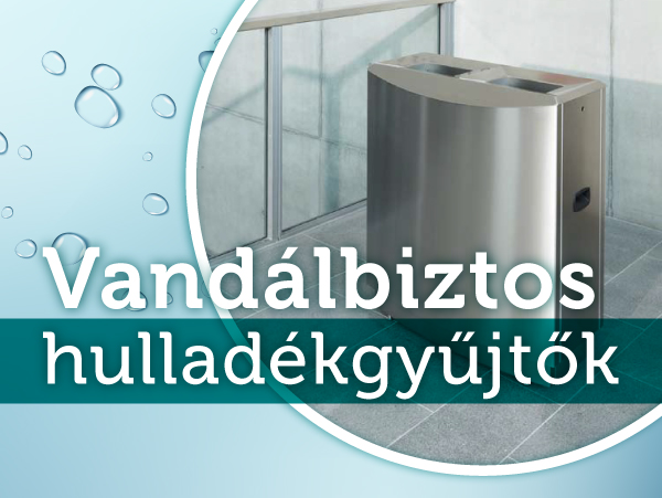 Temptation vandálbiztos szelektív hulladékgyűjtő szigetek