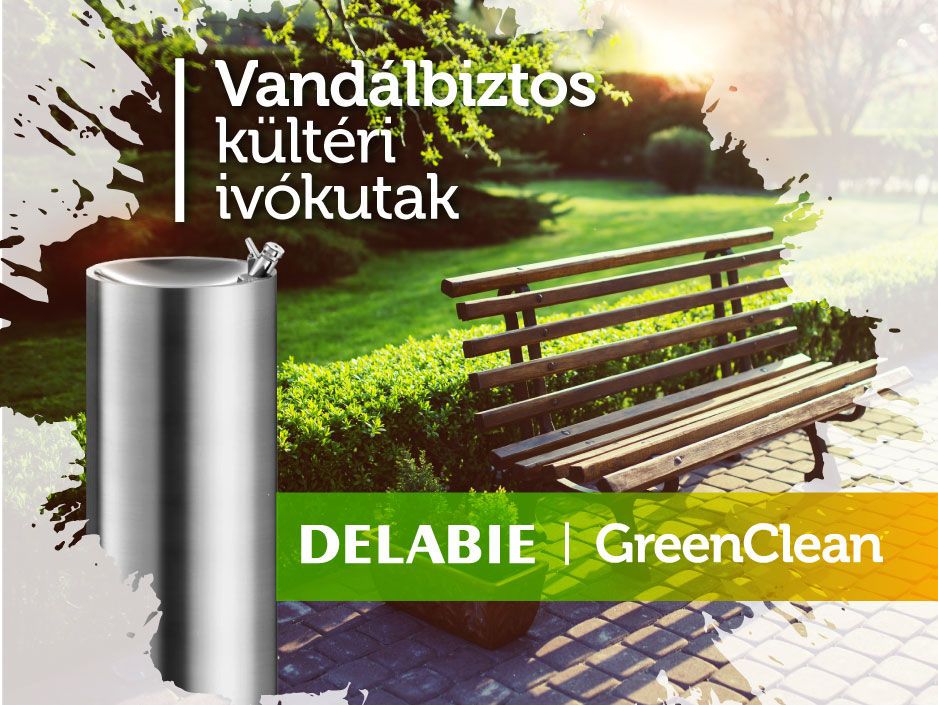 Vandálbiztos kültéri ivókutak