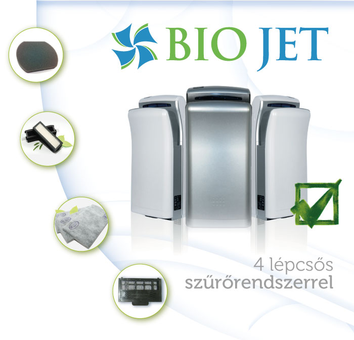 BIO JET légfüggönyös kézszárító