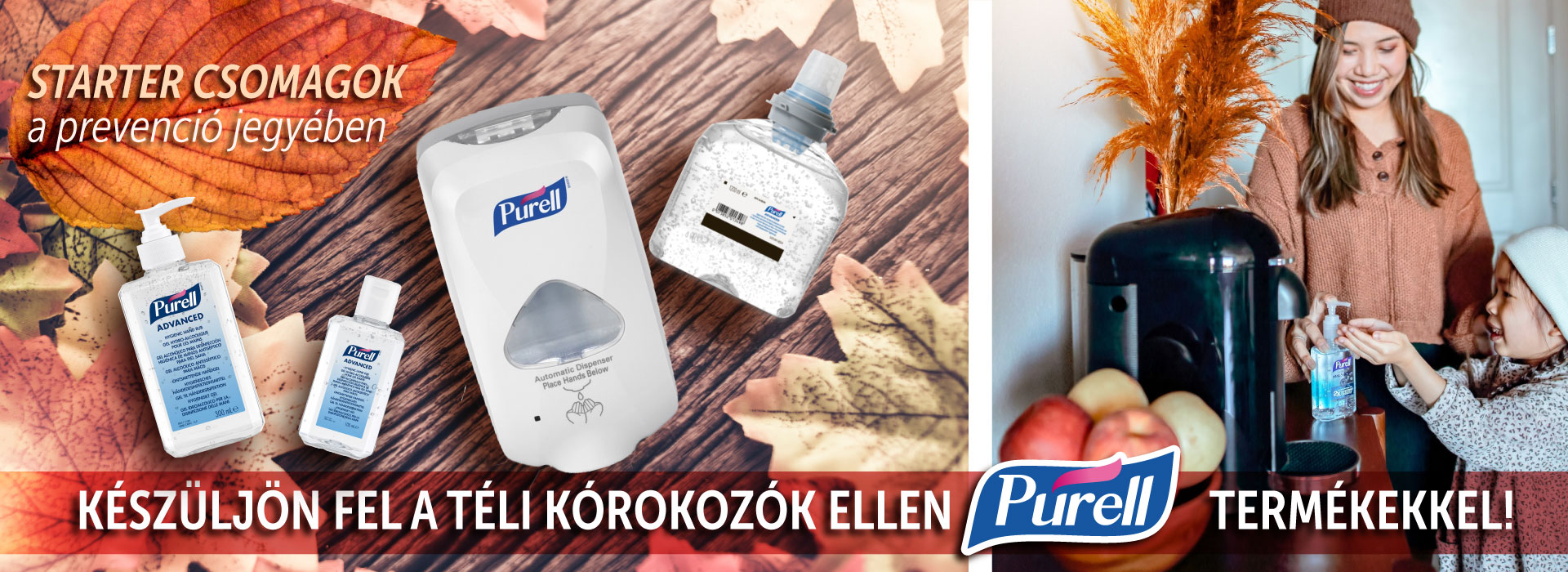 PURELL és GOJO Starter csomagok a prevenció jegyében