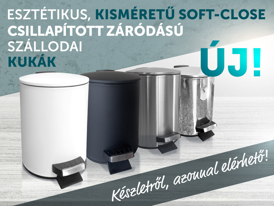 Új Soft-close hulladékgyűjtők készletről azonnal!