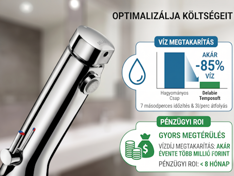 Rejtett milliók a mosdóban: Így faraghatja le az ipari vízszámlát akár 85%-kal