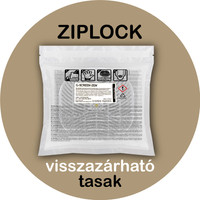 Ziplock visszazárható tasak