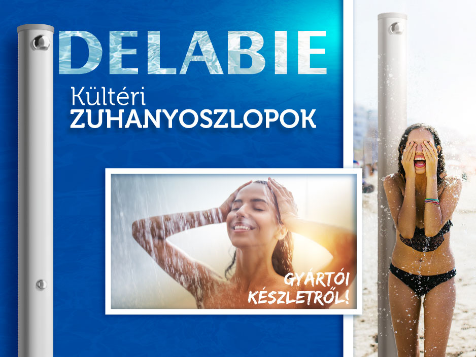DELABIE kültéri zuhanyoszlopok