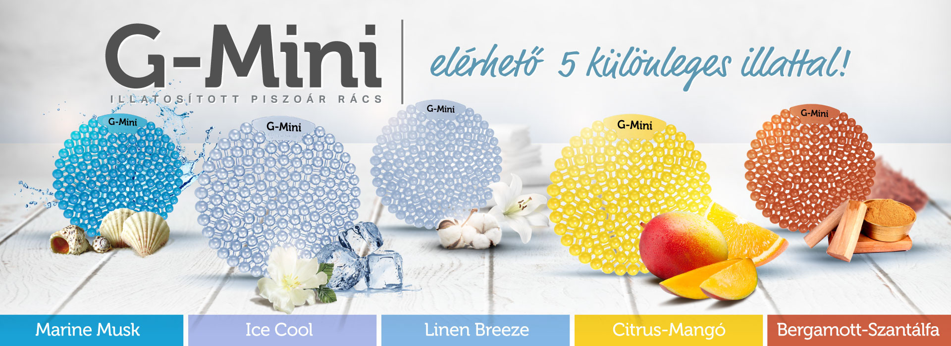 G-Mini vizelde illatosító szűrők 30 nap