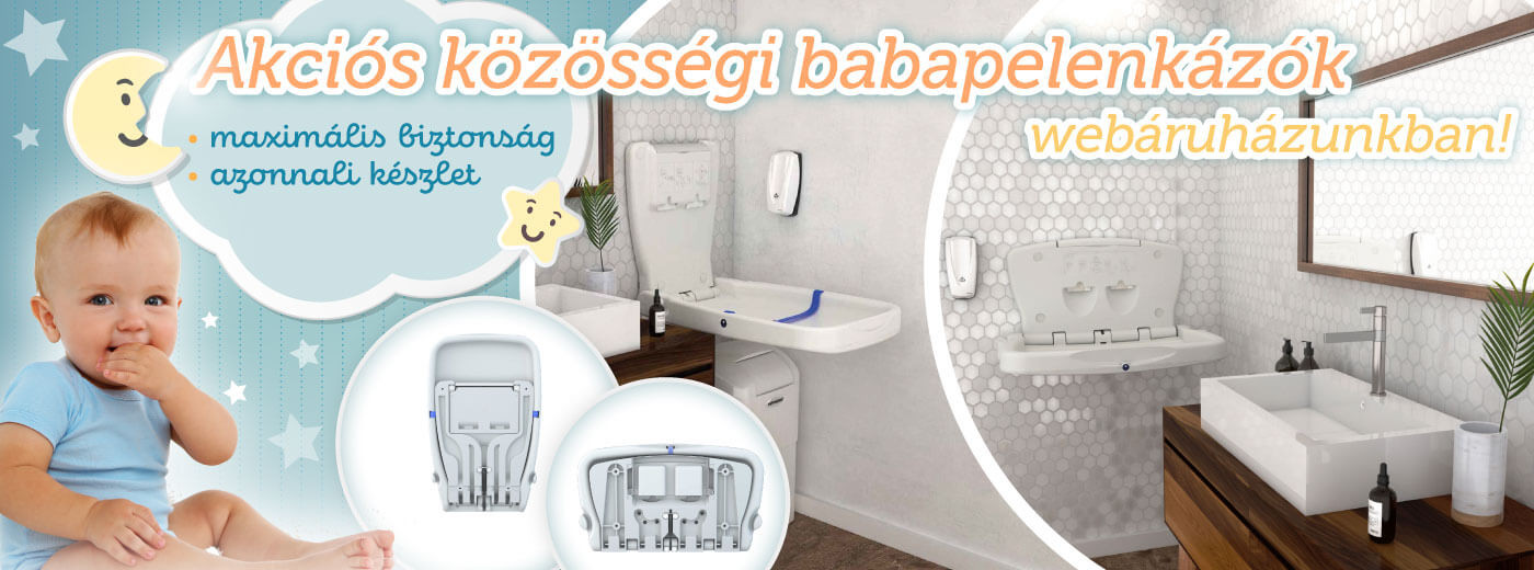 Lehajtható pelenkázó asztalok készletről, kedvező áron.