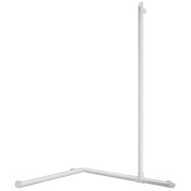 DELABIE Be-Line exkluzív sarokkapaszkodó zuhanyzóba felszálló ággal, fehér, 695x695x1130mm