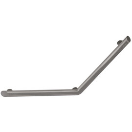 DELABIE Be-Line exkluzív 135°-ban hajlított kapaszkodó, D=35mm alumínium, 400x400mm, antracit