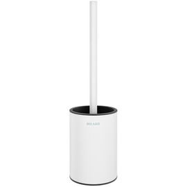 DELABIE Be-Line fali WC-kefe alacsony házzal, biztonsági rögzítéssel, 1mm AISI304 r.m. acél, matt fehér