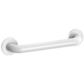 DELABIE NylonClean egyenes kapaszkodó fehér nylon bevonatú acél cső D=32mm, 300mm