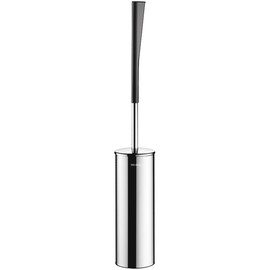DELABIE fali WC-kefe hosszú nyéllel, fedővel, biztonsági rögzítéssel, 1mm AISI304 r.m. acél, fényes