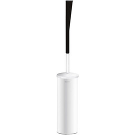 DELABIE fali WC-kefe hosszú nyéllel, fedővel, biztonsági rögzítéssel, 1mm AISI304 r.m. acél, fehér