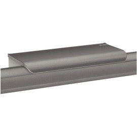DELABIE Be-Line és NylonClean kapaszkodókra rögzíthető dizájner piperepolc 2db akasztóval, 165x70mm, antracit
