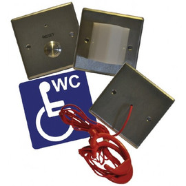 Baldwin Boxall GCDTASKIT zsinóros WC vészjelző, rozsdamentes acél
