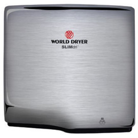 L-973 WORLD DRYER SLIMdri automata kézszárító, r.m. acél, selyem, 950 W, 10-12 mp, 83 dB