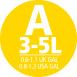 A méret - 3-5L