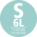 S méret - 6L