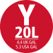 Y méret - 20L