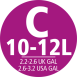 C méret - 10-12L