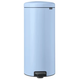 Brabantia NewIcon pedálos hulladékgyűjtő szagmentesen záródó Soft-Close fedél, műanyag tartály, 30L - G méret, acél, álomkék - 202667