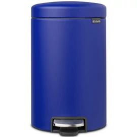 Brabantia NewIcon pedálos hulladékgyűjtő szagmentesen záródó Soft-Close fedél, műanyag tartály, 12L - X méret, acél, kobaltkék ásványi textúra - 206863