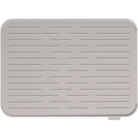 Brabantia SinkSide Silicone Dish Drying Mat edényszárító, csepegtető szőnyeg, csúszásmentes, bordázott felület, 325x438mm, szilikon, középszürke - 230042