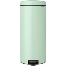 Brabantia NewIcon pedálos hulladékgyűjtő szagmentesen záródó Soft-Close fedél, műanyag tartály, 30L - G méret, acél, jáde zöld - 233944