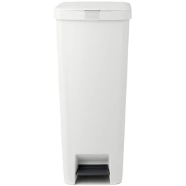 Brabantia StepUp pedálos kuka hulladéktípus jelölő ablakkal, lecsapódásgátló fedél, 40L - L méret, 91% újrahasznosított műanyag, világosszürke - 800009