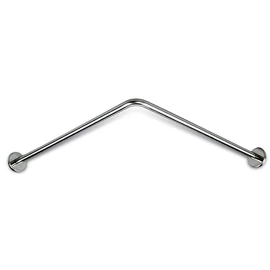 DELABIE fix sarok zuhanyfüggöny tartórúd, 1mm vastag, fényes r.m. acél cső, D=20mm, 900x900mm