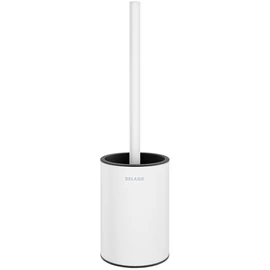 DELABIE Be-Line fali WC-kefe alacsony házzal, biztonsági rögzítéssel, 1mm AISI304 r.m. acél, matt fehér