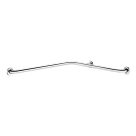 DELABIE vízszintes sarokkapaszkodó UltraPolish fényes rozsdamentes acél, D=32mm, 750x750mm