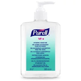 PURELL VF+ erős széles hatásspektrumú, erős virucid hatású kézfertőtlenítő gél asztali pumpás flakon, 500 ml