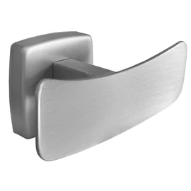 Dupla akasztó, kétágú fogas, AISI304-es rozsdamentes acél, Silk Touch ujjlenyomatmentes felülettel, INOX
