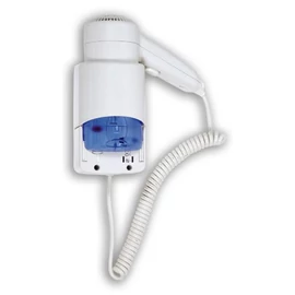 Hajszárító, on-off kapcsoló, műanyag, fehér, 1200 W, 2 sebességi fokozat, borotválkozó dugaljjal