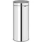 Brabantia Touch Bin New Soft-Touch nyomófedeles hulladékgyűjtő belső tartállyal, kerek, 30L - G méret, r.m. acél, fényes - 115325
