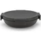 Brabantia Make & Take Lunch Bowl ételhordozó doboz, 1000 ml, szivárgás- és légmentes záródás, bepattintós (clip-on) zárómechanizmus, lapos - kerek forma, BPA mentes műanyag, sötétszürke - 206009