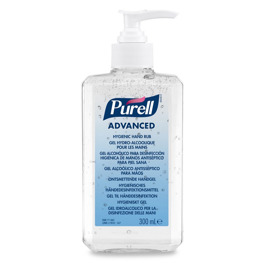 PURELL Advanced kézfertőtlenítő gél, 300 ml-es asztali 