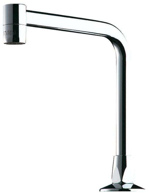DELABIE fix kifolyó kézmosóhoz, álló, 150 mm kinyúlással, 170 mm magas kifolyással