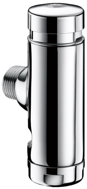 DELABIE TEMPOFLUX 1 falon kívüli nyomógombos direkt öblítésű WC öblítő, 3/4