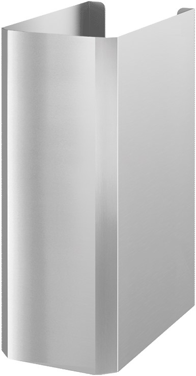 Vandálbiztos szifontakaró köpeny DELABIE FRAJU mosdóhoz, H=400mm, 1,2mm r.m. acél, selyem