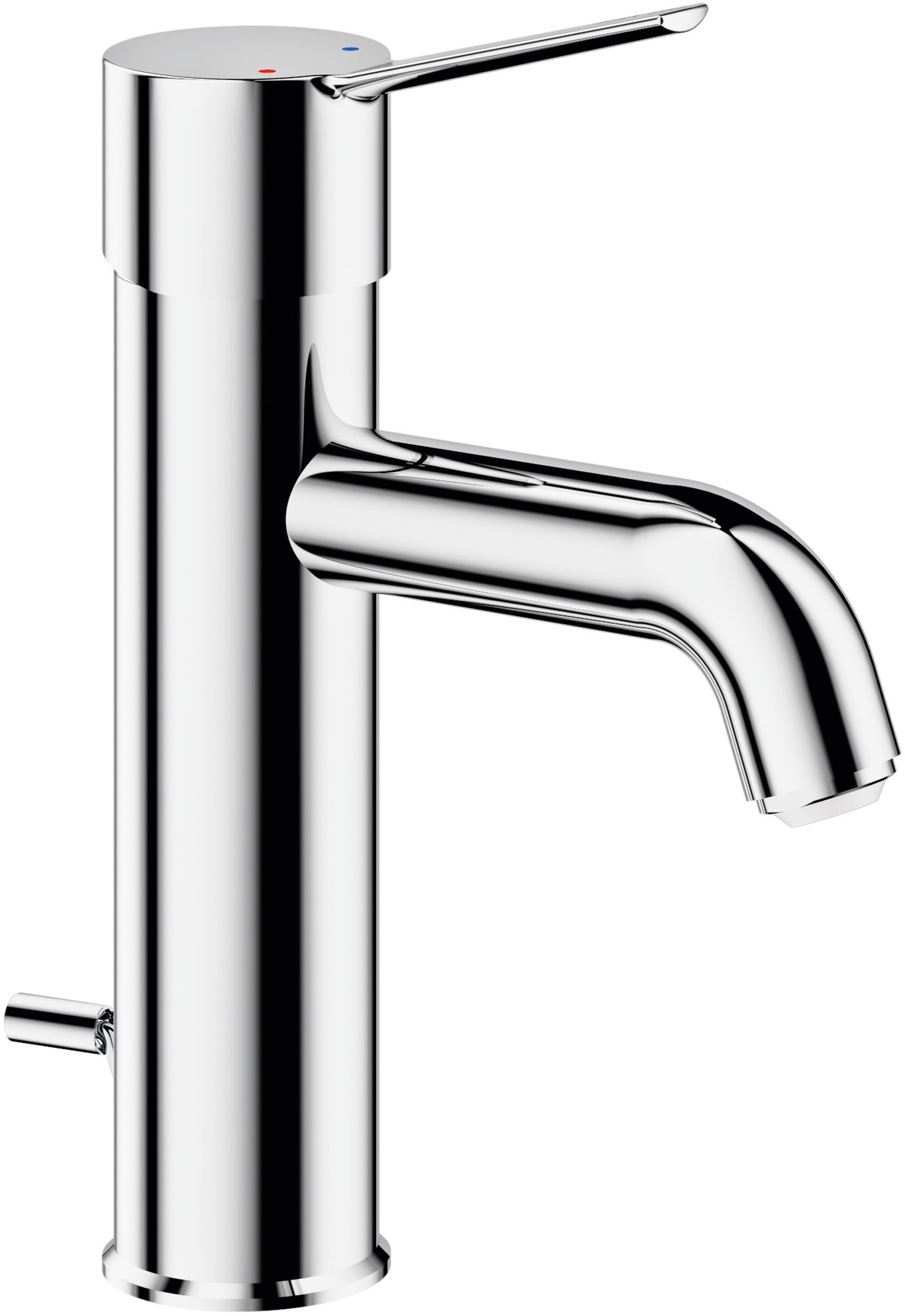 DELABIE álló karos csap fix kifolyóval, H=85mm, L=120mm, 5L/p, leeresztőszelep