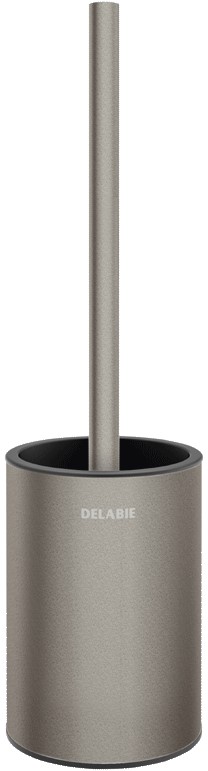 DELABIE Be-Line fali WC-kefe alacsony házzal, biztonsági rögzítéssel, 1mm AISI304 r.m. acél, antracit