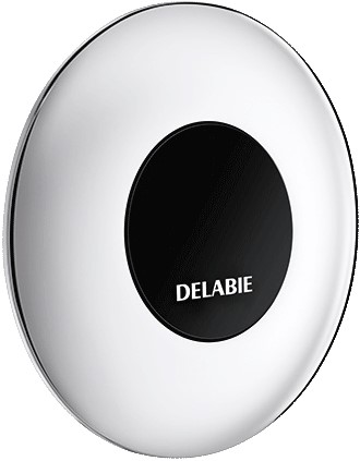 DELABIE TEMPOMATIC infra vezérlésű WC öblítőszelep 1-30mm vastag panelokra, lemezekre, hálózati