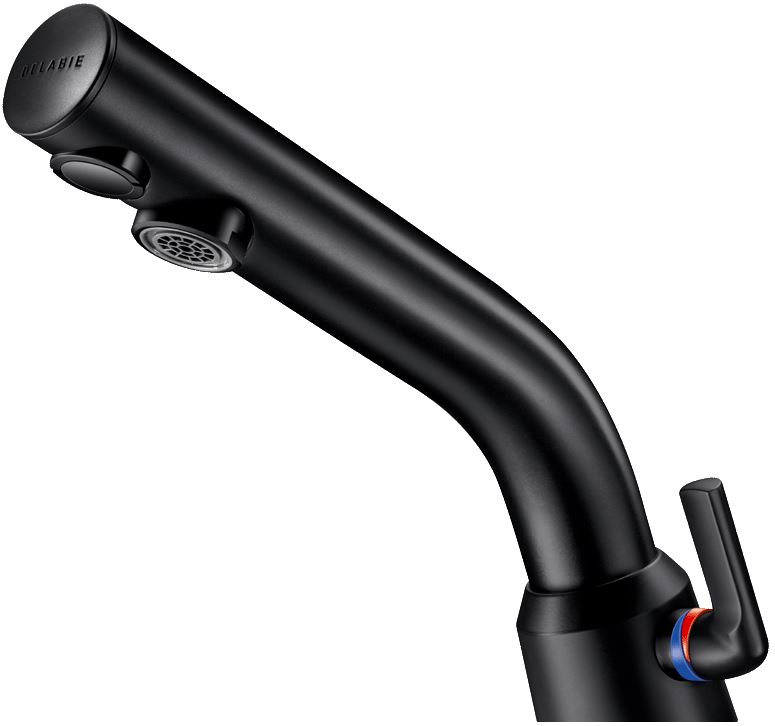 DELABIE BINOPTIC MIX álló infracsap H-M vízre oldalsó karral, H=110mm, fekete, elemes