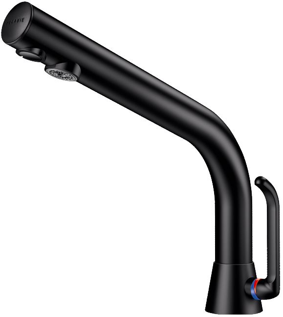 DELABIE BINOPTIC MIX álló infracsap H-M vízre hosszú karral, H=170mm, fekete, elemes