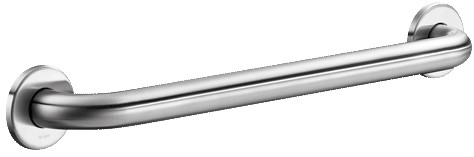 DELABIE egyenes kapaszkodó ArN biztonsági hegesztésű UltraSatin selyem r.m. acél cső D=32mm, 400mm