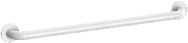 DELABIE NylonClean egyenes kapaszkodó fehér nylon bevonatú acél cső D=32mm, 900mm